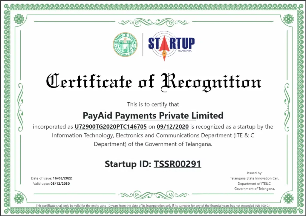 Startup Telangana