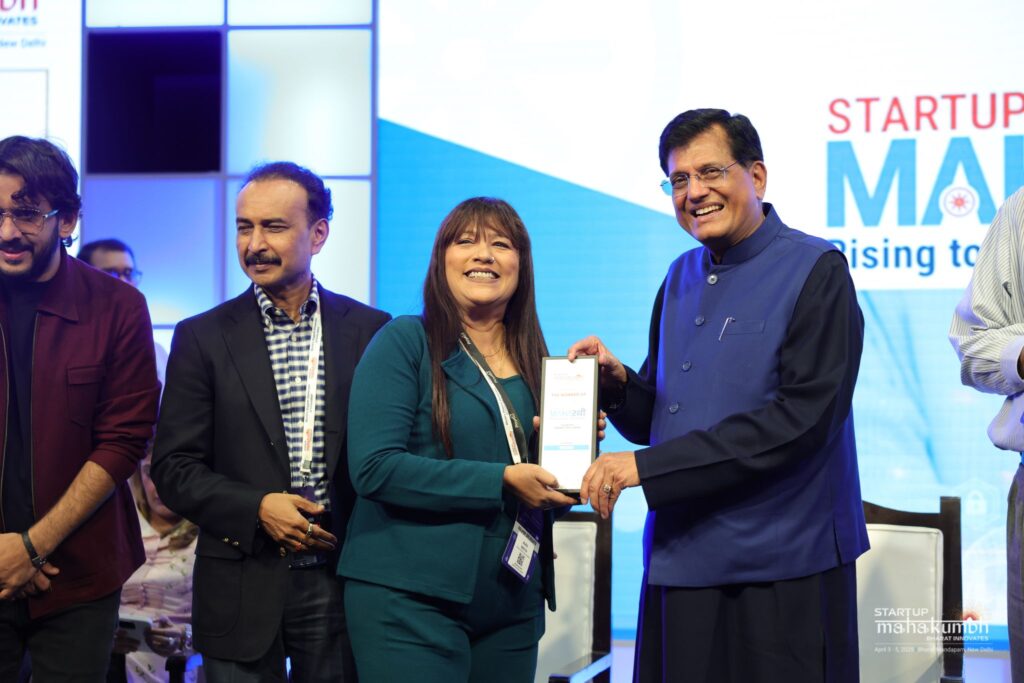 PayAid Awarded Winner in the Fintech Track at the Startup Maharathi Challenge 2025 during Startup Mahakumbh by Shri Piyush Goyal,