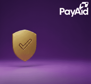 Secure payment aggregator compliance shield representing RBI regulated payment processing through PayAid.